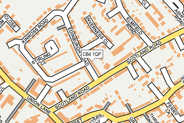 CB4 1QP map - OS OpenMap – Local (Ordnance Survey) CB4 1QP map - OS OpenMap – Local (Ordnance Survey)