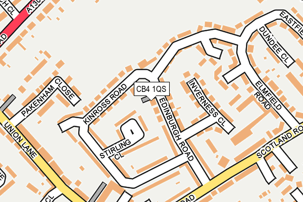 CB4 1QS map - OS OpenMap – Local (Ordnance Survey) CB4 1QS map - OS OpenMap – Local (Ordnance Survey)