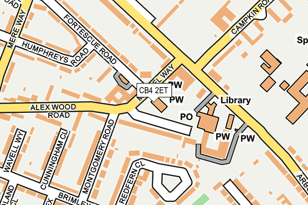 CB4 2ET map - OS OpenMap – Local (Ordnance Survey) CB4 2ET map - OS OpenMap – Local (Ordnance Survey)