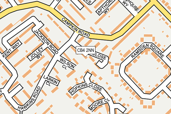 CB4 2NN map - OS OpenMap – Local (Ordnance Survey) CB4 2NN map - OS OpenMap – Local (Ordnance Survey)