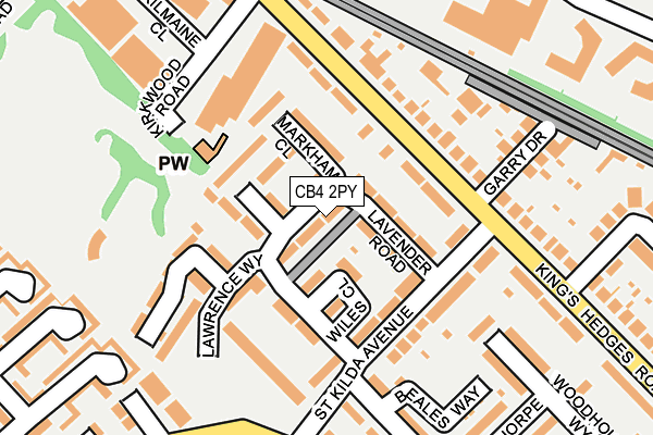 CB4 2PY map - OS OpenMap – Local (Ordnance Survey) CB4 2PY map - OS OpenMap – Local (Ordnance Survey)