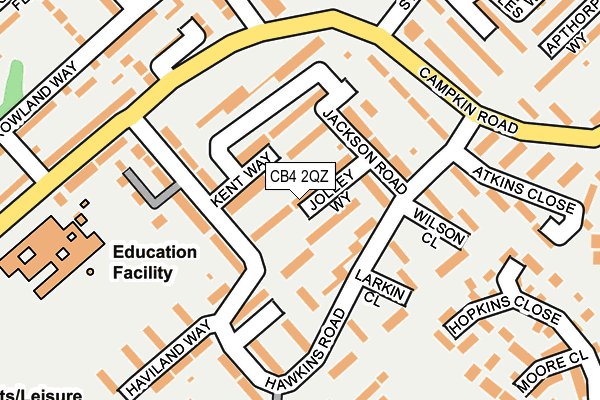 CB4 2QZ map - OS OpenMap – Local (Ordnance Survey) CB4 2QZ map - OS OpenMap – Local (Ordnance Survey)