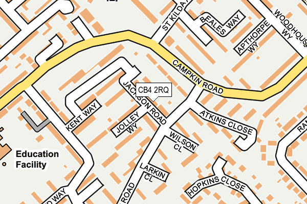 CB4 2RQ map - OS OpenMap – Local (Ordnance Survey) CB4 2RQ map - OS OpenMap – Local (Ordnance Survey)