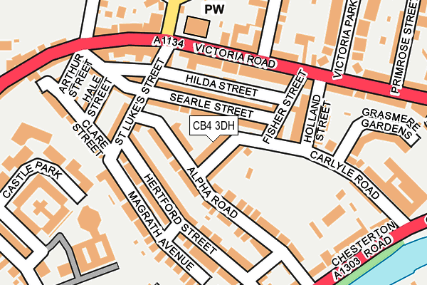CB4 3DH map - OS OpenMap – Local (Ordnance Survey) CB4 3DH map - OS OpenMap – Local (Ordnance Survey)