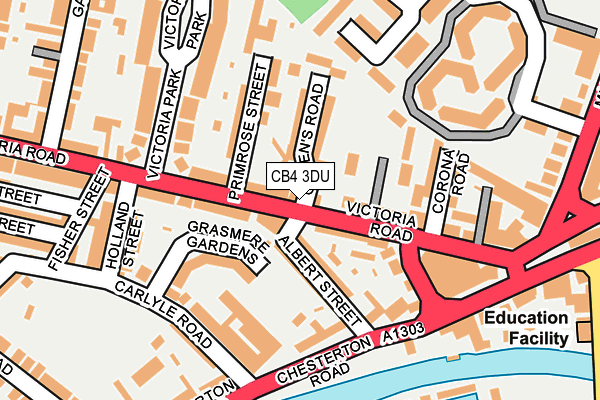 CB4 3DU map - OS OpenMap – Local (Ordnance Survey) CB4 3DU map - OS OpenMap – Local (Ordnance Survey)