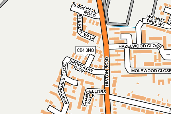 CB4 3NQ map - OS OpenMap – Local (Ordnance Survey) CB4 3NQ map - OS OpenMap – Local (Ordnance Survey)