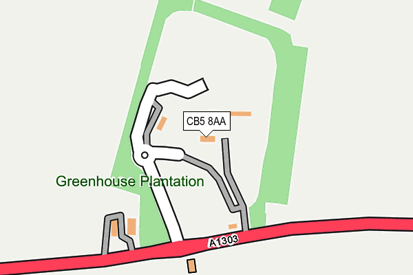 CB5 8AA map - OS OpenMap – Local (Ordnance Survey) CB5 8AA map - OS OpenMap – Local (Ordnance Survey)