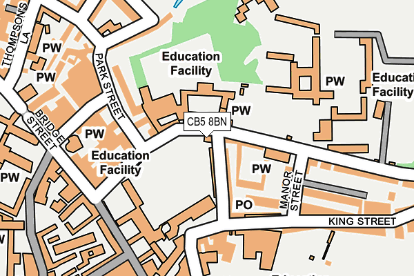 CB5 8BN map - OS OpenMap – Local (Ordnance Survey) CB5 8BN map - OS OpenMap – Local (Ordnance Survey)