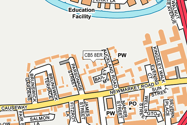 CB5 8ER map - OS OpenMap – Local (Ordnance Survey) CB5 8ER map - OS OpenMap – Local (Ordnance Survey)