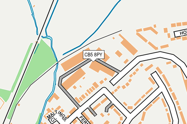 CB5 8PY map - OS OpenMap – Local (Ordnance Survey) CB5 8PY map - OS OpenMap – Local (Ordnance Survey)