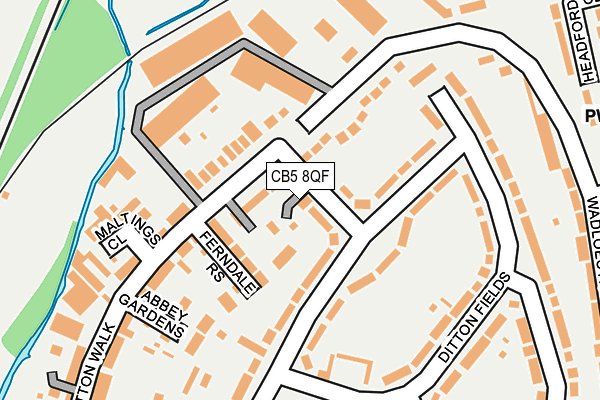 CB5 8QF map - OS OpenMap – Local (Ordnance Survey) CB5 8QF map - OS OpenMap – Local (Ordnance Survey)