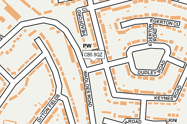 CB5 8QZ map - OS OpenMap – Local (Ordnance Survey) CB5 8QZ map - OS OpenMap – Local (Ordnance Survey)