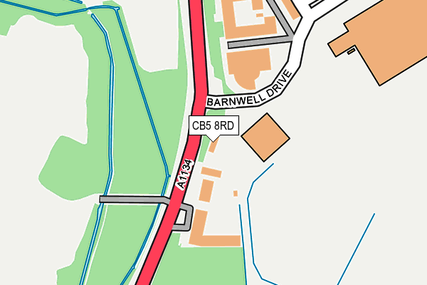 CB5 8RD map - OS OpenMap – Local (Ordnance Survey) CB5 8RD map - OS OpenMap – Local (Ordnance Survey)