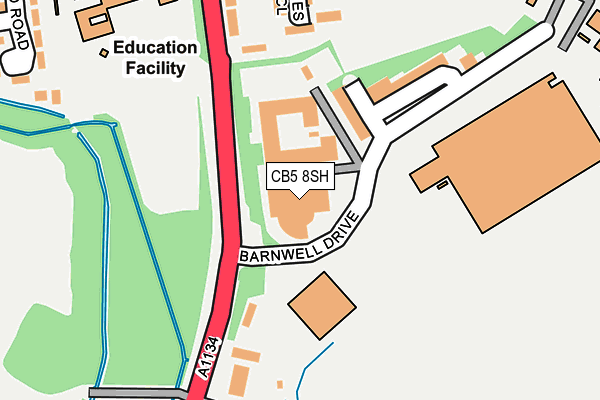CB5 8SH map - OS OpenMap – Local (Ordnance Survey) CB5 8SH map - OS OpenMap – Local (Ordnance Survey)