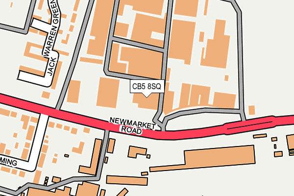 CB5 8SQ map - OS OpenMap – Local (Ordnance Survey) CB5 8SQ map - OS OpenMap – Local (Ordnance Survey)