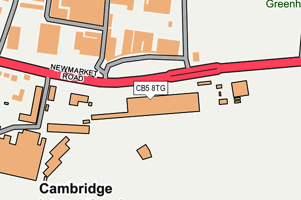 CB5 8TG map - OS OpenMap – Local (Ordnance Survey) CB5 8TG map - OS OpenMap – Local (Ordnance Survey)