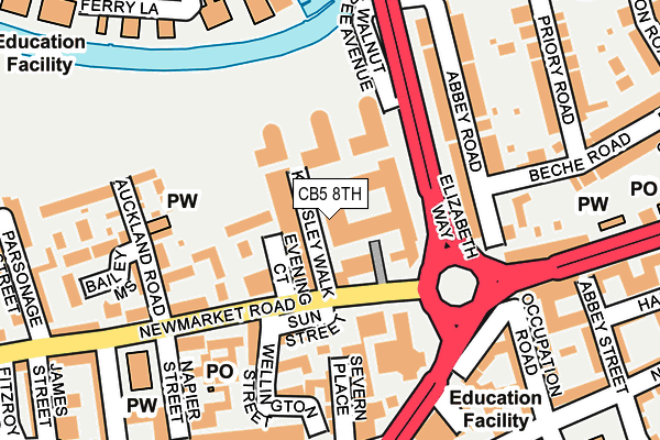 CB5 8TH map - OS OpenMap – Local (Ordnance Survey) CB5 8TH map - OS OpenMap – Local (Ordnance Survey)