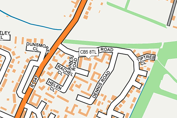 CB5 8TL map - OS OpenMap – Local (Ordnance Survey) CB5 8TL map - OS OpenMap – Local (Ordnance Survey)