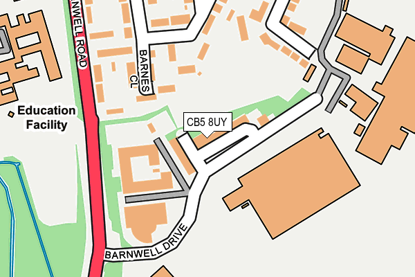 CB5 8UY map - OS OpenMap – Local (Ordnance Survey) CB5 8UY map - OS OpenMap – Local (Ordnance Survey)