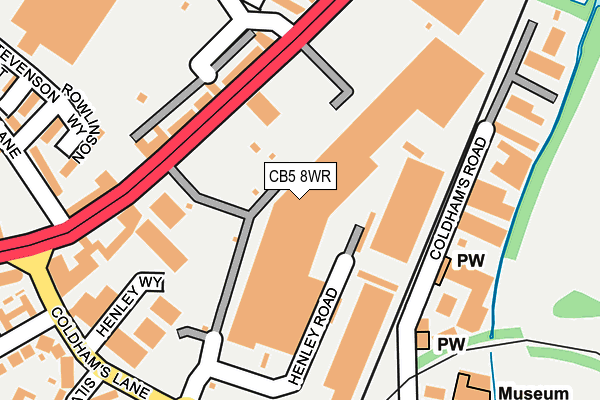 CB5 8WR map - OS OpenMap – Local (Ordnance Survey) CB5 8WR map - OS OpenMap – Local (Ordnance Survey)