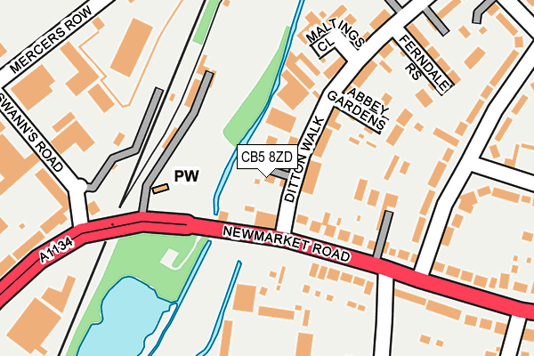 CB5 8ZD map - OS OpenMap – Local (Ordnance Survey) CB5 8ZD map - OS OpenMap – Local (Ordnance Survey)