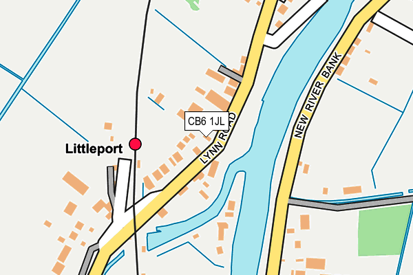 CB6 1JL map - OS OpenMap – Local (Ordnance Survey) CB6 1JL map - OS OpenMap – Local (Ordnance Survey)