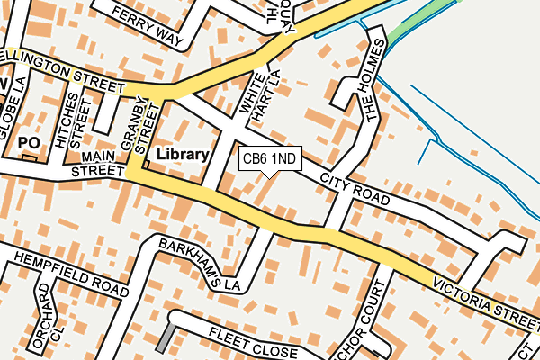 CB6 1ND map - OS OpenMap – Local (Ordnance Survey) CB6 1ND map - OS OpenMap – Local (Ordnance Survey)