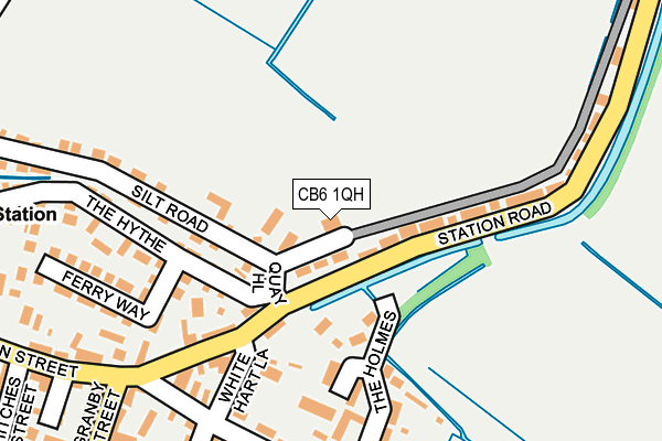CB6 1QH map - OS OpenMap – Local (Ordnance Survey) CB6 1QH map - OS OpenMap – Local (Ordnance Survey)