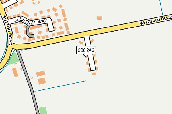 CB6 2AG map - OS OpenMap – Local (Ordnance Survey) CB6 2AG map - OS OpenMap – Local (Ordnance Survey)