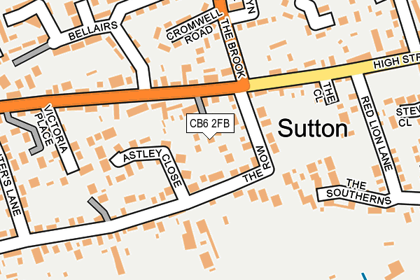 CB6 2FB map - OS OpenMap – Local (Ordnance Survey) CB6 2FB map - OS OpenMap – Local (Ordnance Survey)