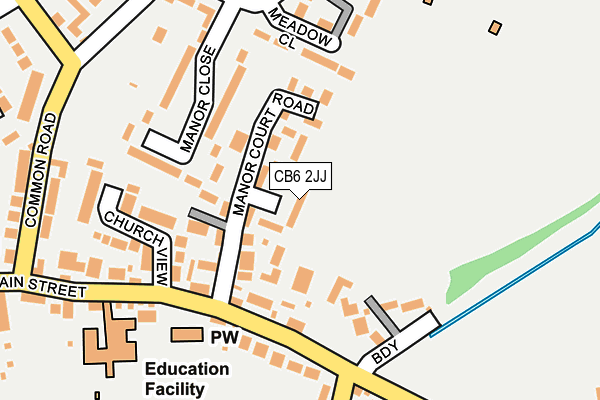 CB6 2JJ map - OS OpenMap – Local (Ordnance Survey) CB6 2JJ map - OS OpenMap – Local (Ordnance Survey)