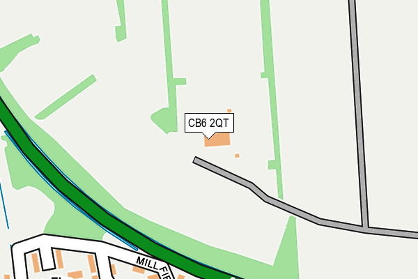 CB6 2QT map - OS OpenMap – Local (Ordnance Survey) CB6 2QT map - OS OpenMap – Local (Ordnance Survey)