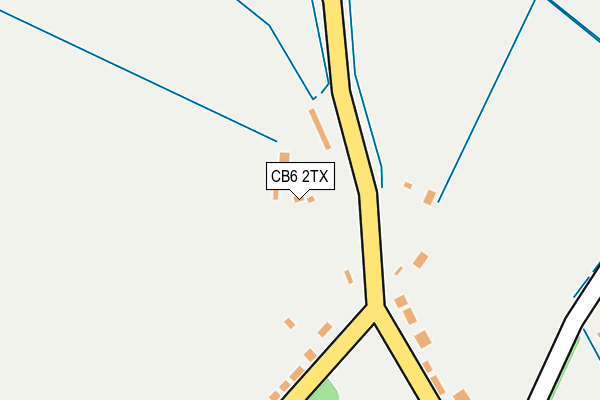 CB6 2TX map - OS OpenMap – Local (Ordnance Survey) CB6 2TX map - OS OpenMap – Local (Ordnance Survey)