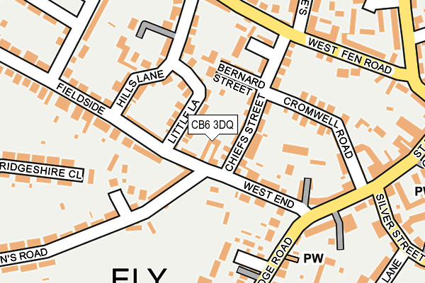 CB6 3DQ map - OS OpenMap – Local (Ordnance Survey) CB6 3DQ map - OS OpenMap – Local (Ordnance Survey)