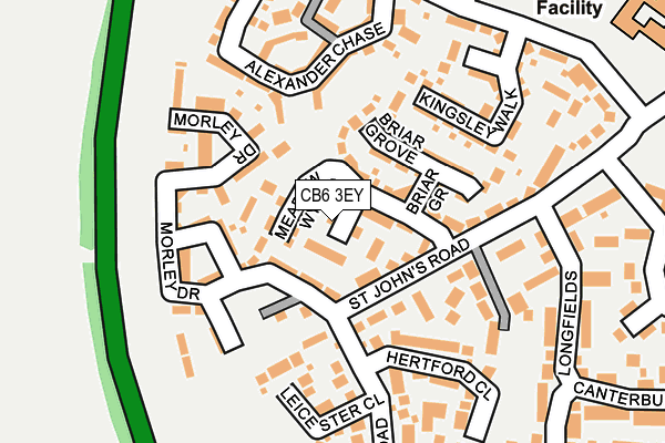 CB6 3EY map - OS OpenMap – Local (Ordnance Survey) CB6 3EY map - OS OpenMap – Local (Ordnance Survey)