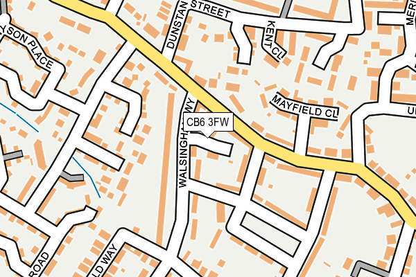 CB6 3FW map - OS OpenMap – Local (Ordnance Survey) CB6 3FW map - OS OpenMap – Local (Ordnance Survey)