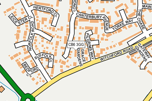CB6 3GG map - OS OpenMap – Local (Ordnance Survey) CB6 3GG map - OS OpenMap – Local (Ordnance Survey)