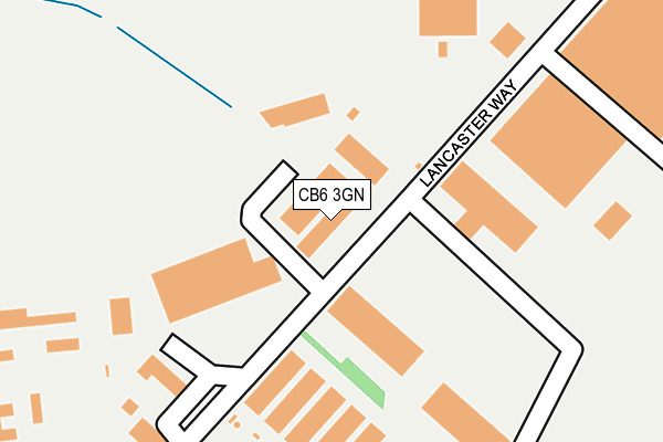 CB6 3GN map - OS OpenMap – Local (Ordnance Survey) CB6 3GN map - OS OpenMap – Local (Ordnance Survey)