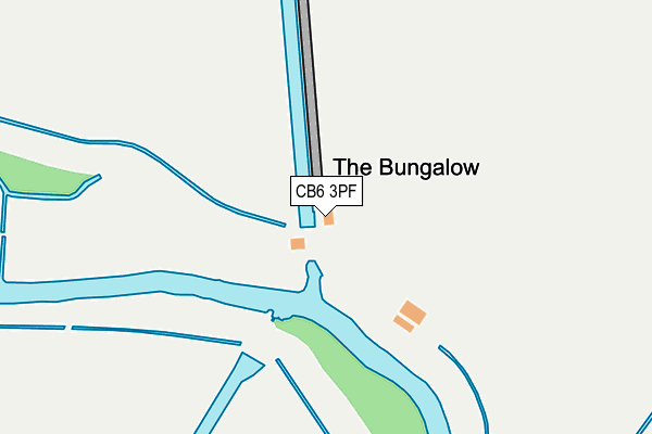 CB6 3PF map - OS OpenMap – Local (Ordnance Survey) CB6 3PF map - OS OpenMap – Local (Ordnance Survey)
