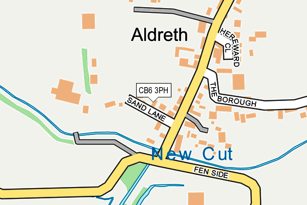 CB6 3PH map - OS OpenMap – Local (Ordnance Survey)