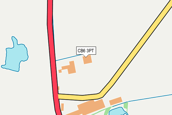 CB6 3PT map - OS OpenMap – Local (Ordnance Survey) CB6 3PT map - OS OpenMap – Local (Ordnance Survey)