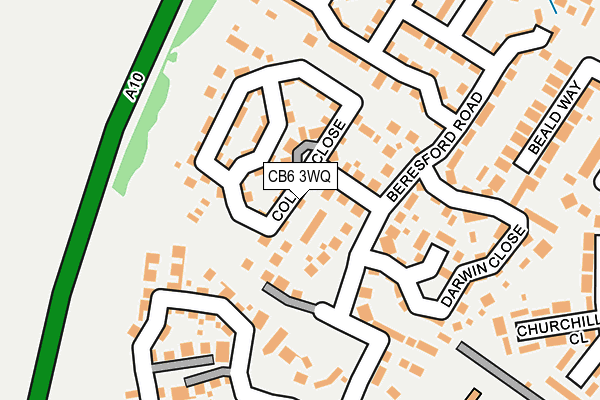CB6 3WQ map - OS OpenMap – Local (Ordnance Survey) CB6 3WQ map - OS OpenMap – Local (Ordnance Survey)