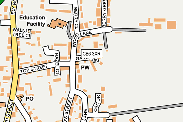 CB6 3XR map - OS OpenMap – Local (Ordnance Survey) CB6 3XR map - OS OpenMap – Local (Ordnance Survey)