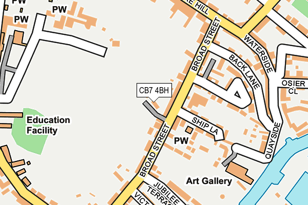 CB7 4BH map - OS OpenMap – Local (Ordnance Survey) CB7 4BH map - OS OpenMap – Local (Ordnance Survey)