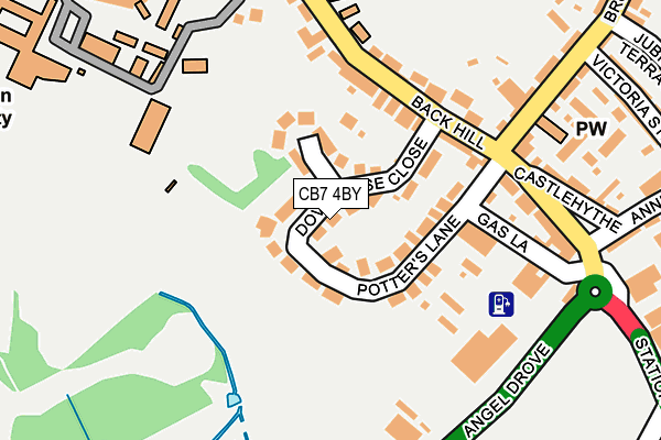 CB7 4BY map - OS OpenMap – Local (Ordnance Survey) CB7 4BY map - OS OpenMap – Local (Ordnance Survey)