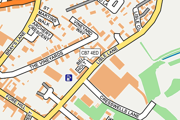CB7 4ED map - OS OpenMap – Local (Ordnance Survey) CB7 4ED map - OS OpenMap – Local (Ordnance Survey)