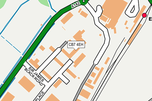 CB7 4EH map - OS OpenMap – Local (Ordnance Survey) CB7 4EH map - OS OpenMap – Local (Ordnance Survey)