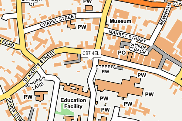 CB7 4EL map - OS OpenMap – Local (Ordnance Survey) CB7 4EL map - OS OpenMap – Local (Ordnance Survey)