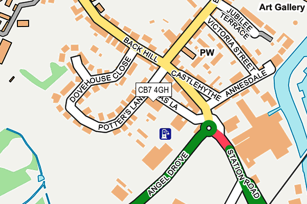 CB7 4GH map - OS OpenMap – Local (Ordnance Survey) CB7 4GH map - OS OpenMap – Local (Ordnance Survey)