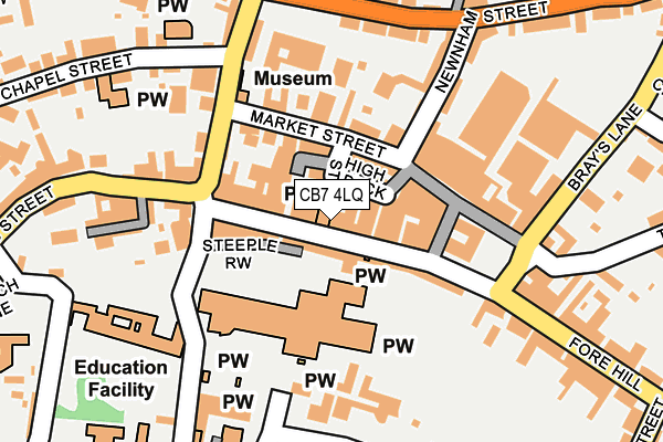 CB7 4LQ map - OS OpenMap – Local (Ordnance Survey) CB7 4LQ map - OS OpenMap – Local (Ordnance Survey)